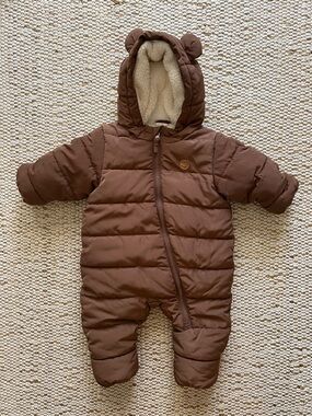 H&M baby bear bunting suit